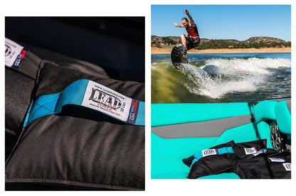 Lead Wake 50lb Ballast Bag (Black / Teal)