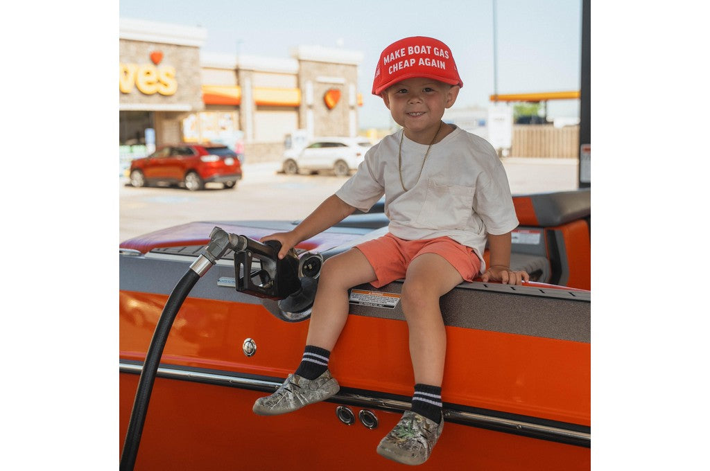 Make Boat Gas Cheap Again Foam Trucker Hat - view 3