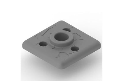Mission Outdoor 2" Square Pipe Sleeve Kit For SLX And Apex in Gray (302321)