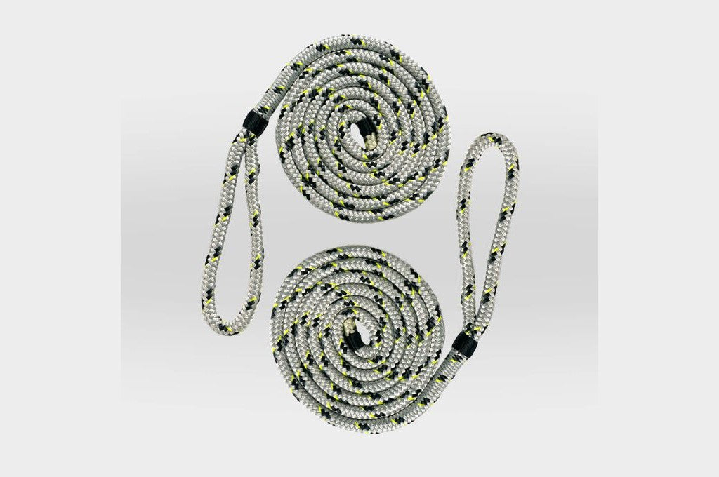 Mission Outdoor 6-FT Fender Lines 1-Rope 2-Pack in Silver Fox (LINE-002-38-06-GY) - view 2
