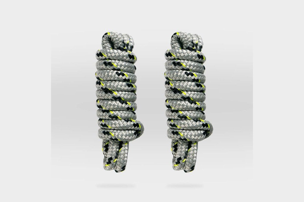 Mission Outdoor 6-FT Fender Lines 1-Rope 2-Pack in Silver Fox (LINE-002-38-06-GY)