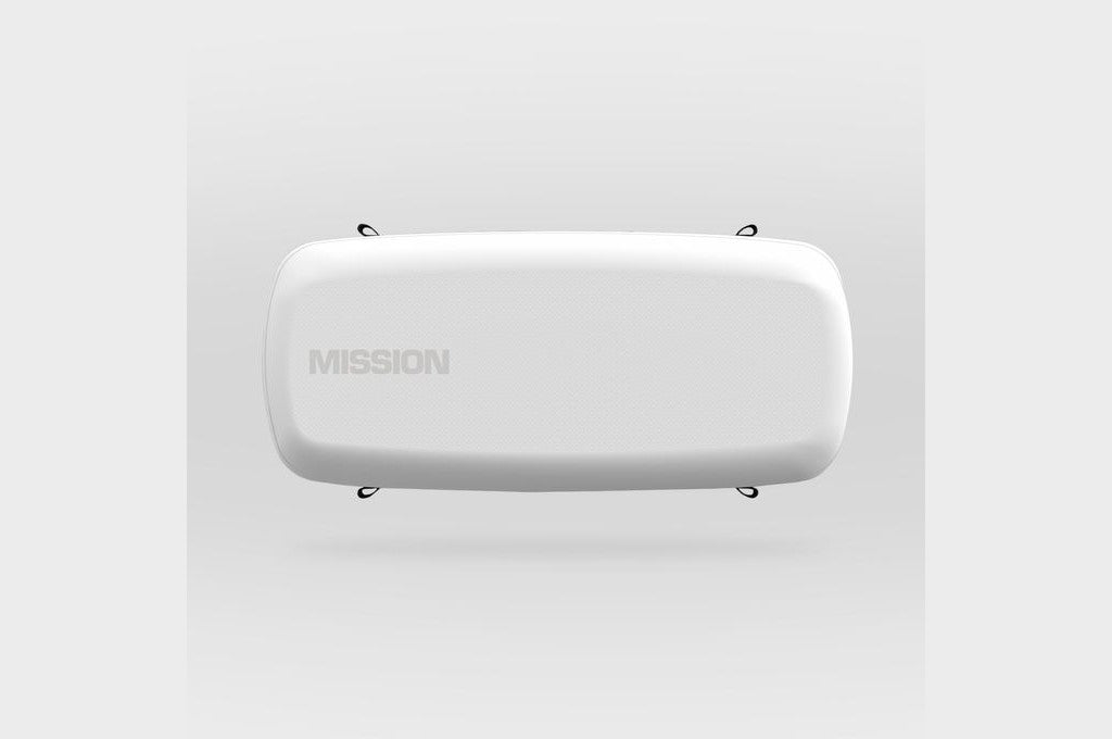 Mission Outdoor Brigade Pad Inflatable Fender in Polished White (BRIG-002-24-54-WT)