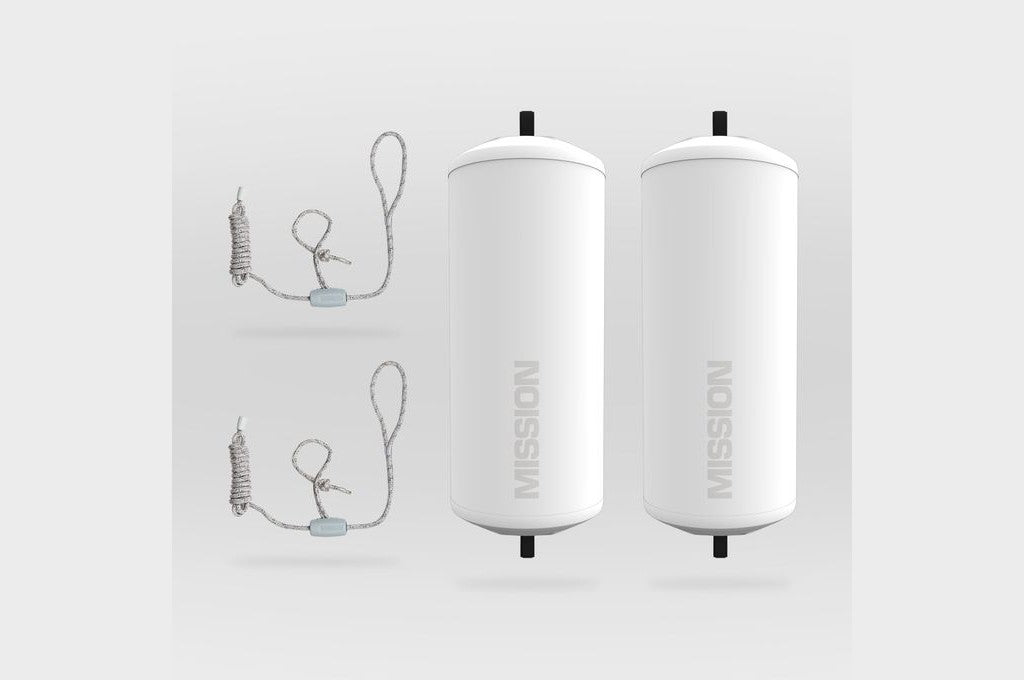 Mission Outdoor Brigade Pendant Inflatable Fender in Polished White (BUND-041-C04)