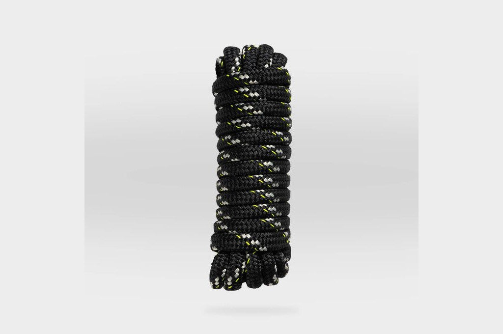 Mission Outdoor Double-Braided Dock Line in Classic Black (LINE-001-50-20-BK)