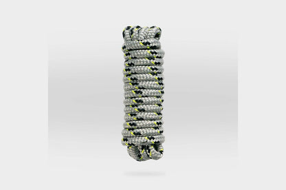 Mission Outdoor Double-Braided Dock Line in Silver Fox (LINE-001-38-10-GY)