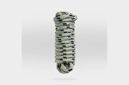 Mission Outdoor Double-Braided Dock Line in Silver Fox (LINE-001-50-20-GY)