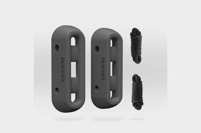 Mission Outdoor Icon Boat Fender - 2 Pack in Charcoal (ICON-003-BK)