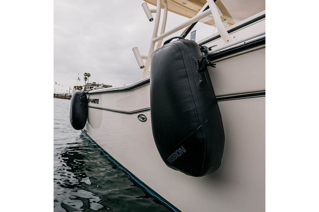 Mission Outdoor Inflatable Fenders in Pier Black (DYMO-001-BK) - view 7