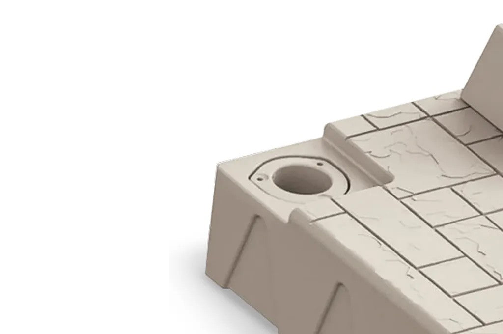 Mission Outdoor Pipe Sleeves - Flush in Tan - Flush for 3" Pipe (301011) - view 2