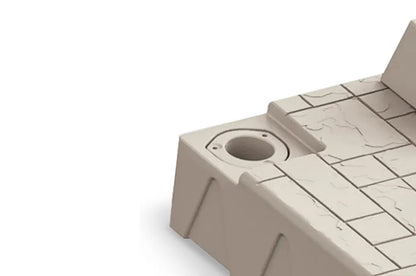 Mission Outdoor Pipe Sleeves - Flush in Tan - Flush for 3" Pipe (301011) - view 2