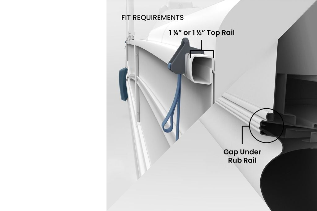 Mission Outdoor Pontoon Boat Fender in Deep Blue (MAVE-004-BL) - view 5