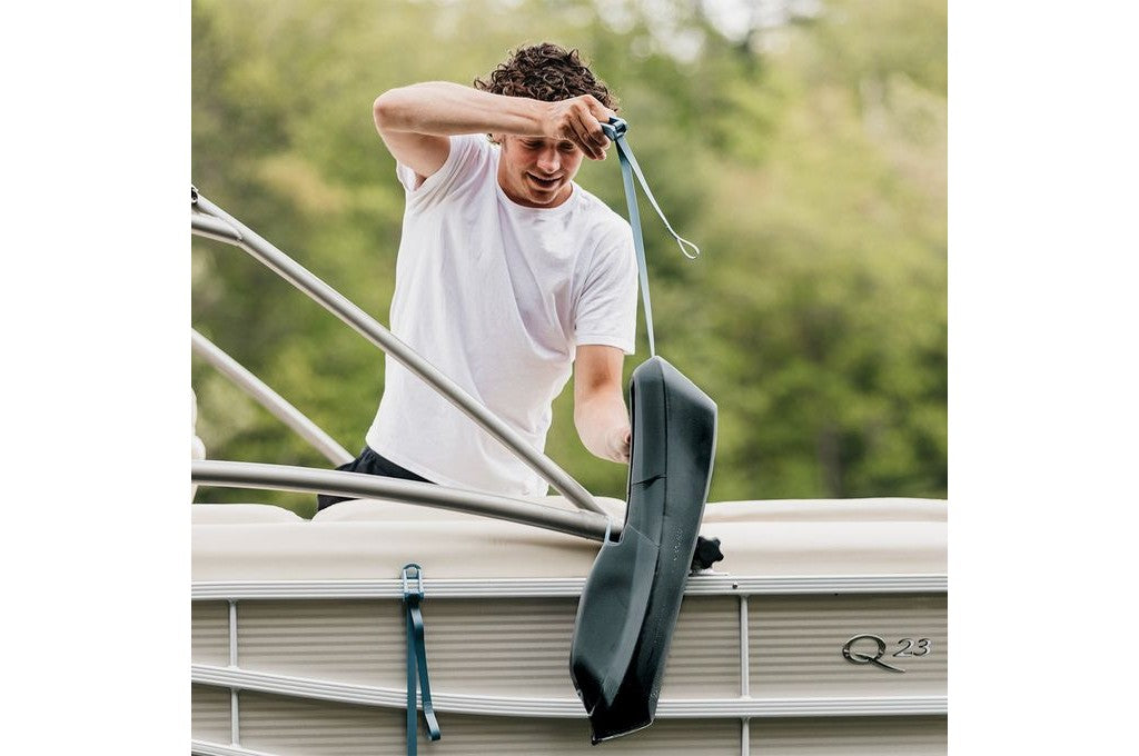 Mission Outdoor Pontoon Boat Fender in Obsidian Black (MAVE-004-BK) - view 7