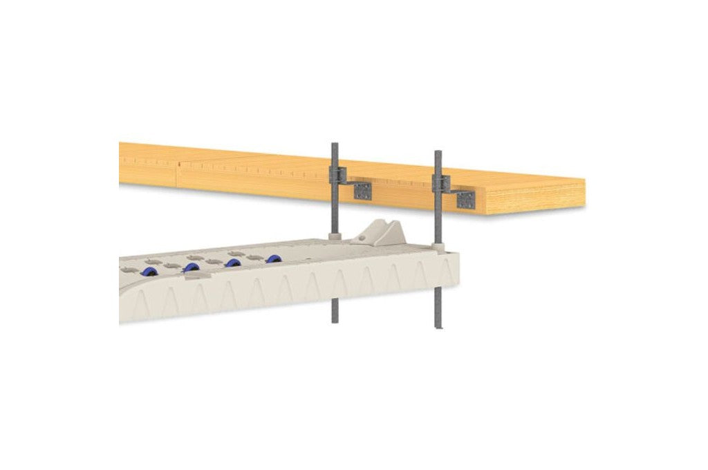 Mission Outdoor Port to Fixed Dock Kit with Galvanized Steel Z Brackets (301281)