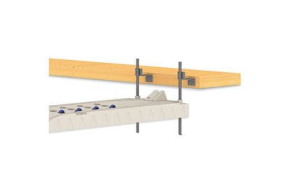 Mission Outdoor Port to Fixed Dock Kit with Galvanized Steel Z Brackets (301281)