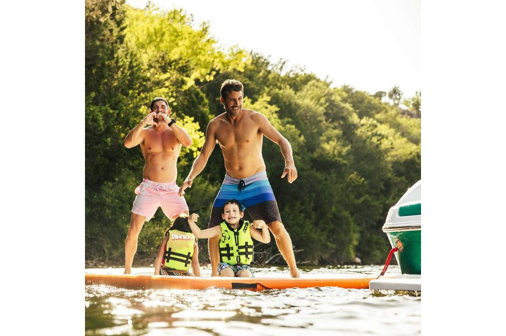 Mission Outdoor Rectangular REEF Inflatable Water Mat - view 4