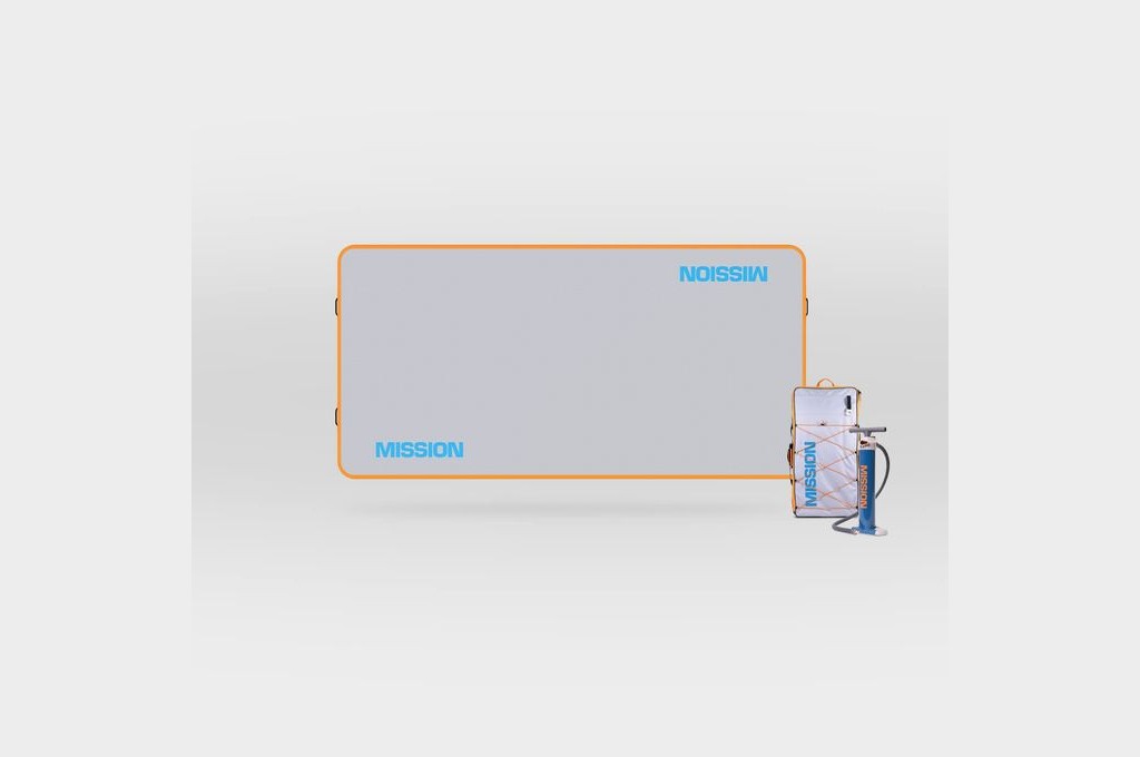 Mission Outdoor Rectangular REEF Inflatable Water Mat (REEF-085-OR)