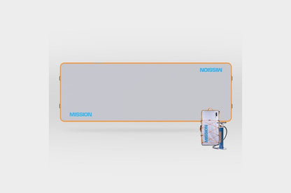 Mission Outdoor Rectangular REEF Inflatable Water Mat (REEF-123-OR)