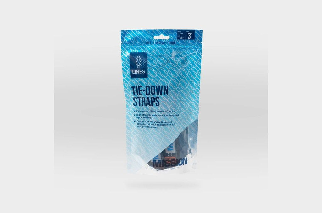 Mission Outdoor REEF Tie-Down Straps | 2-PK Straps & Clips For Inflatables (RFAY-003-OR) - view 3