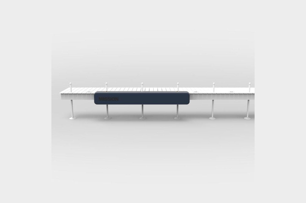 Mission Outdoor Titan Dock Shock Bumper Inflatable Dock Fender (TITA-003-BL-10)