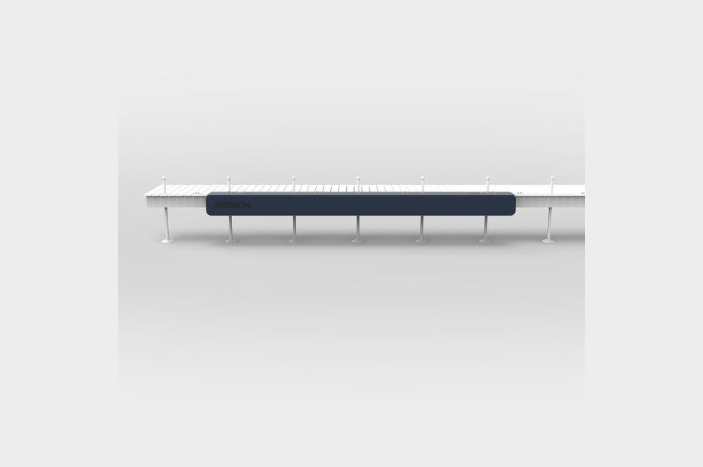 Mission Outdoor Titan Dock Shock Bumper Inflatable Dock Fender (TITA-003-BL-18)