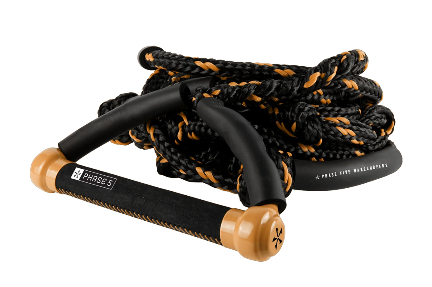 Phase Five Pro Surf Tow Rope with Suede Grip Tan (P5PROTOWTAN)