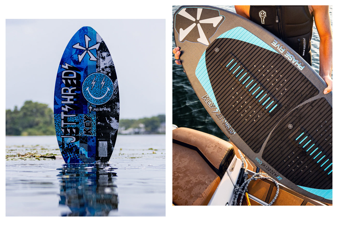 Phase Five Wakesurf Board 2026 Key Jett Shreds