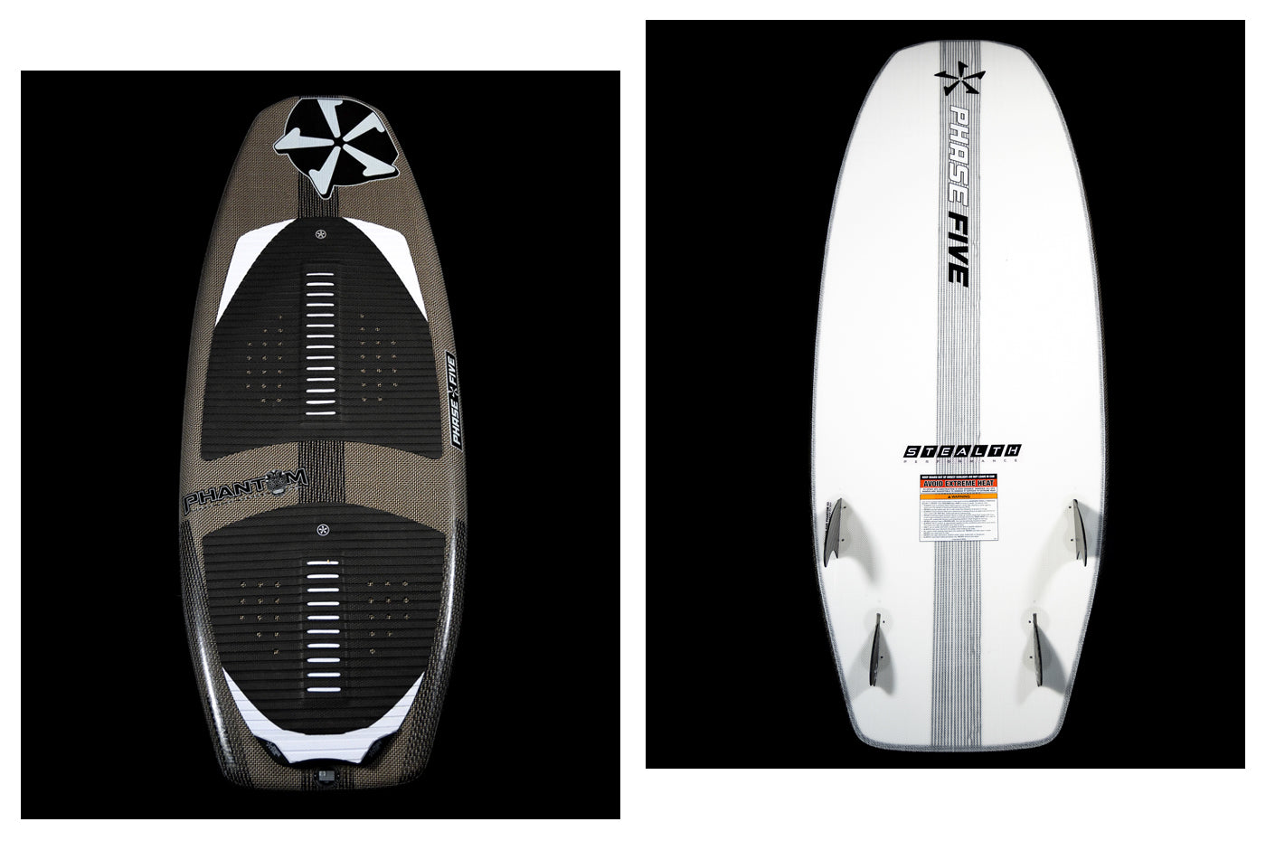 Phase Five Wakesurf Board 2026 Phantom Stealth