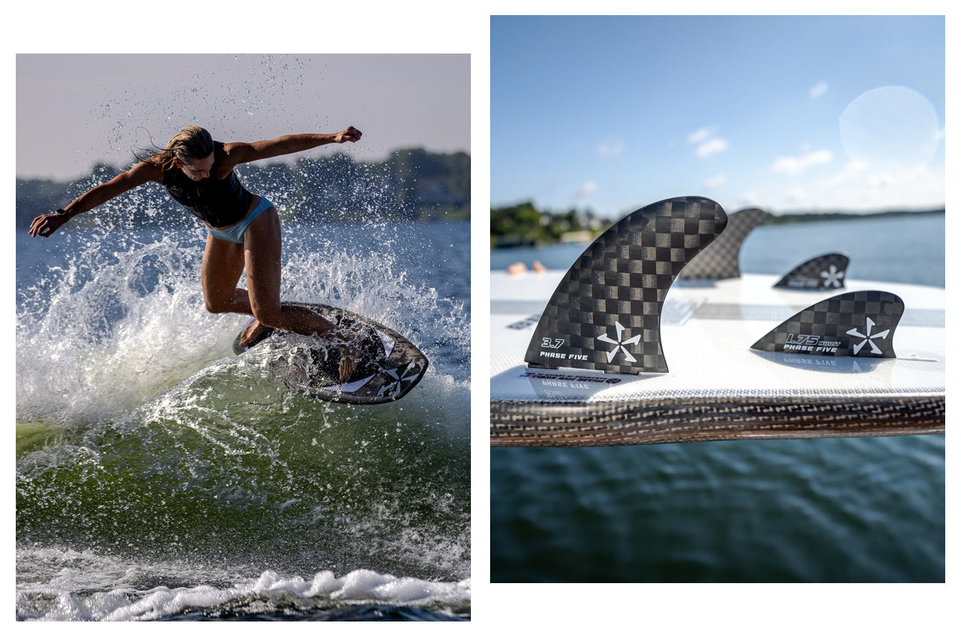 Phase Five Wakesurf Board 2026 Swell Stealth