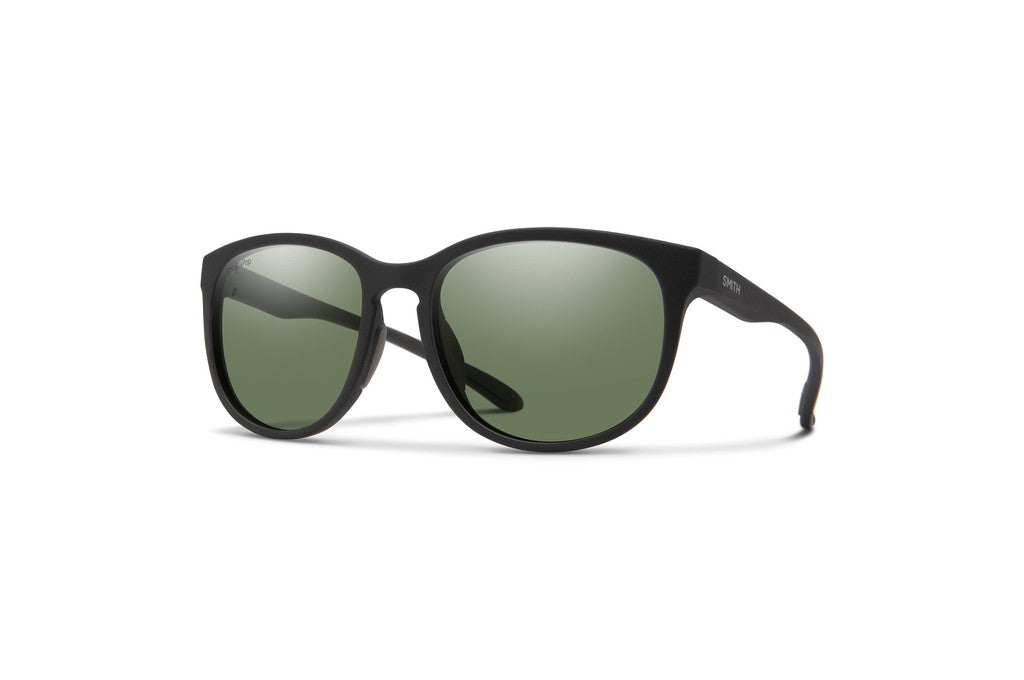 Smith Lake Shasta Sunglasses in Matte Black | ChromaPop Polarized Gray Green (20492800356L7)