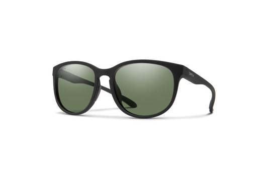 Smith Lake Shasta Sunglasses in Matte Black | ChromaPop Polarized Gray Green (20492800356L7)