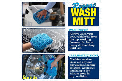 Starbrite Machine Washable Microfiber Reggae Mitt (40105) - view 4