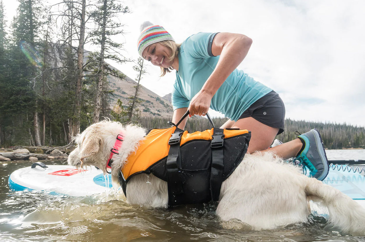 Stunt Puppy Float Doggy Life Vest (Mango)