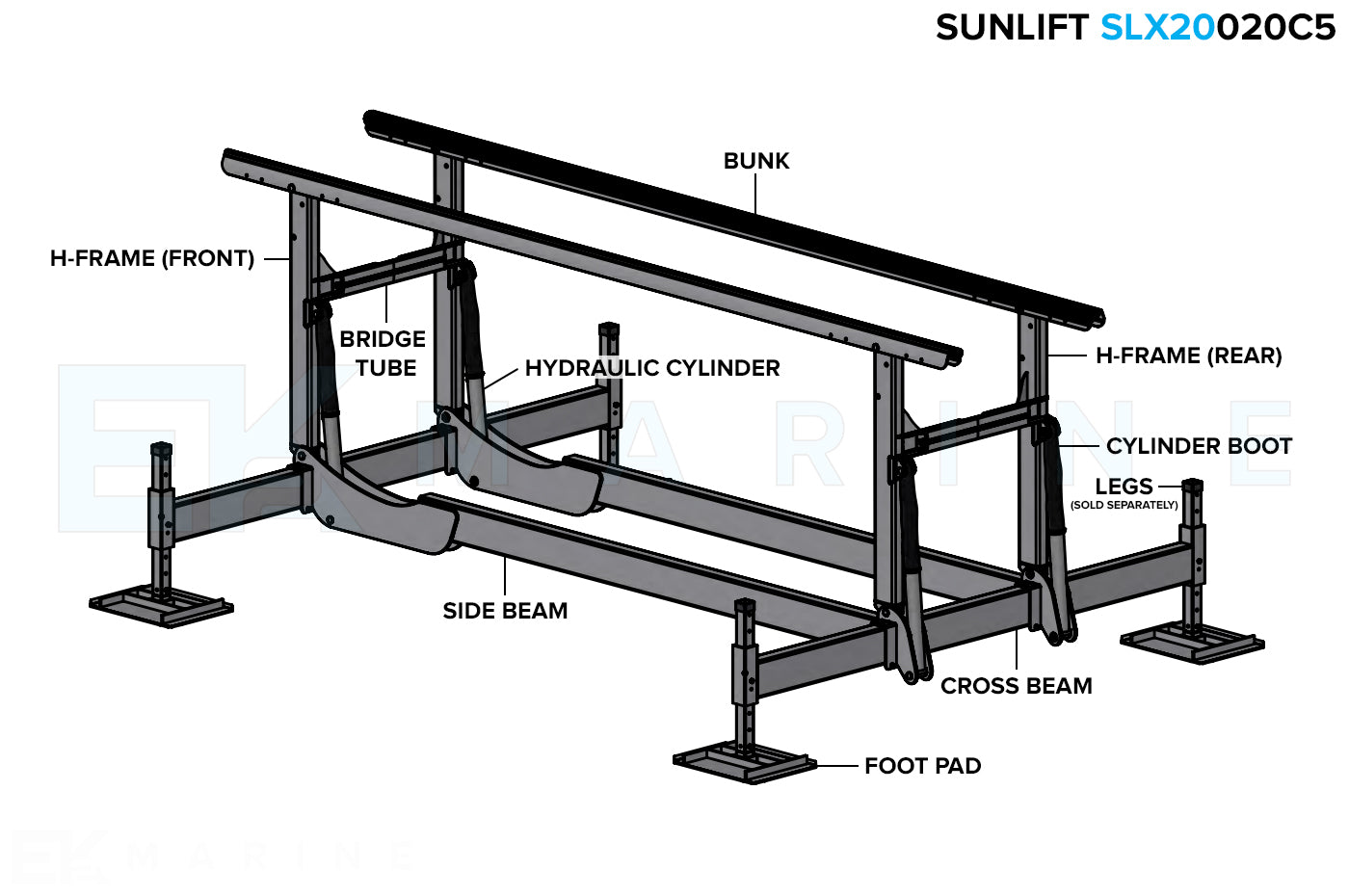 Sunstream SunLift SLX20 Boat Lift