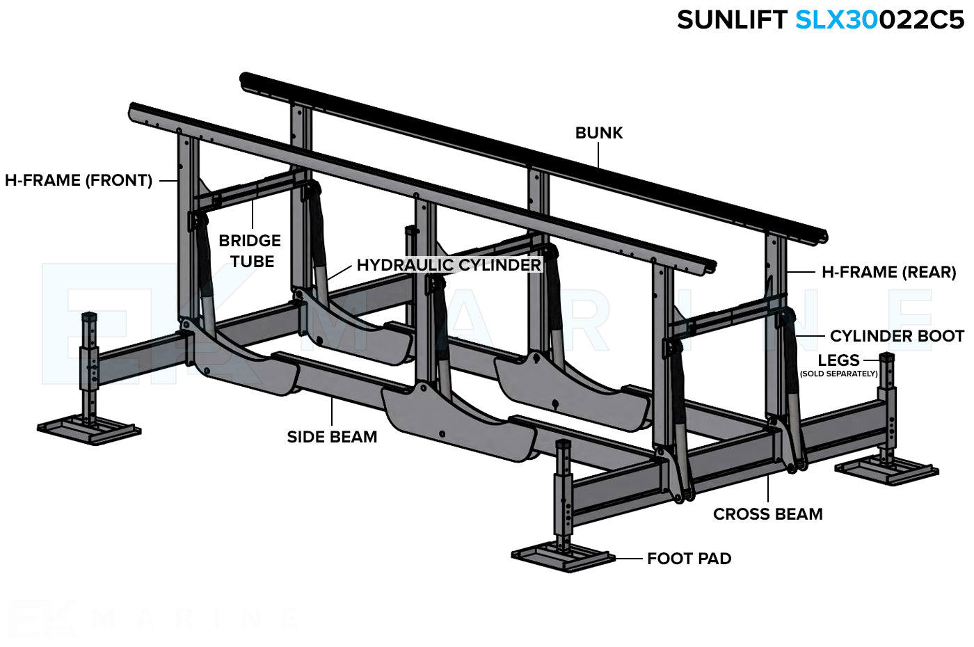 Sunstream SunLift SLX30 Boat Lift